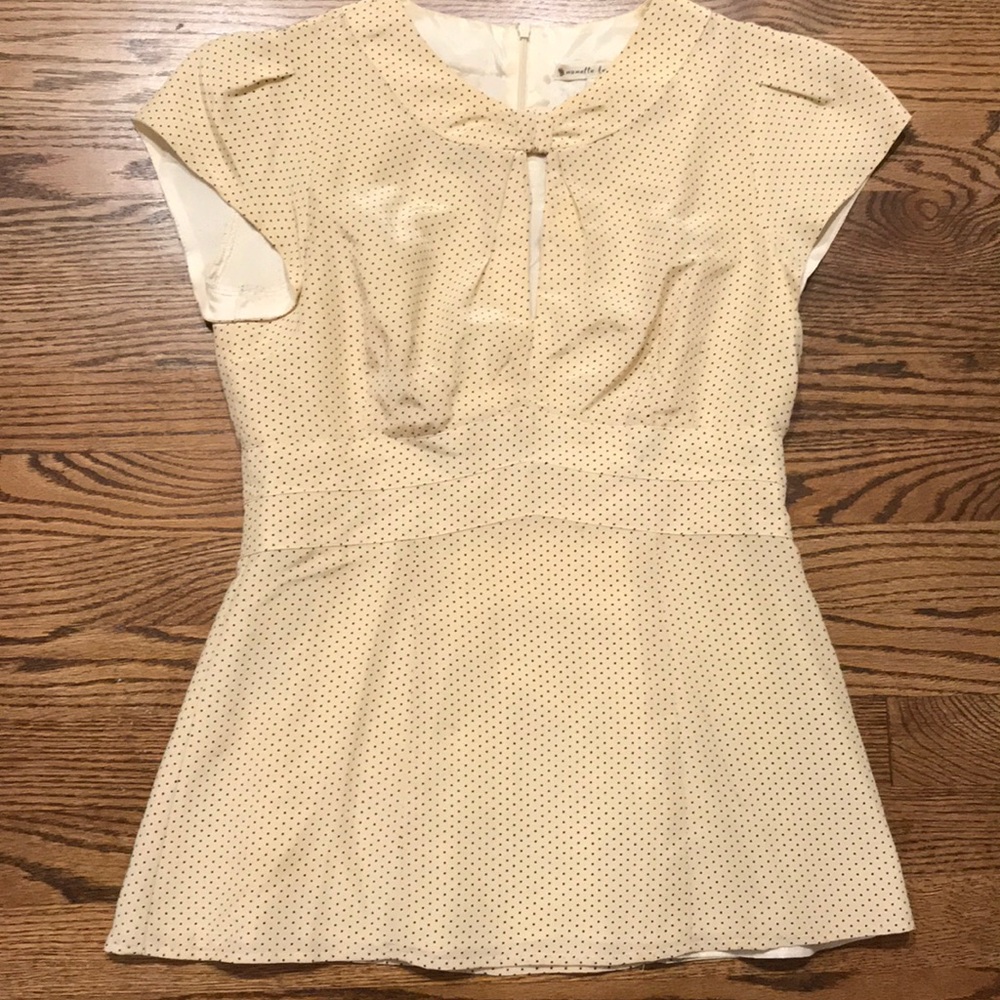 Nanette Lapore cap sleeve blouse